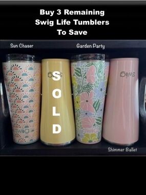 Swig Life 3 Tumbler Set - NWOT